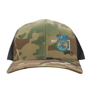 OK FFA Camo Trucker Hat Thumbnail