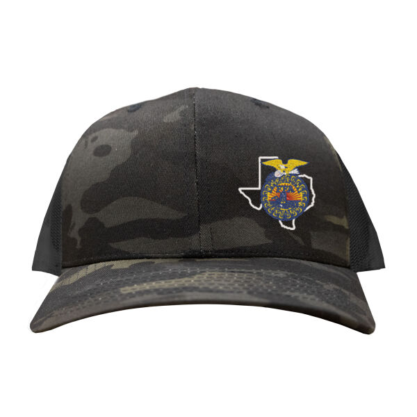 TX FFA Camo Trucker Hat Thumbnail